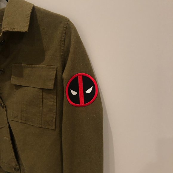 CUSTOM MADE Light Weight Jacket w Patches - Picture 3 of 7